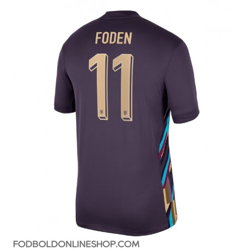 England Phil Foden #11 Udebanetrøje EM 2024 Kortærmet